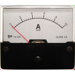 Amperemeter inbouw 10A DC