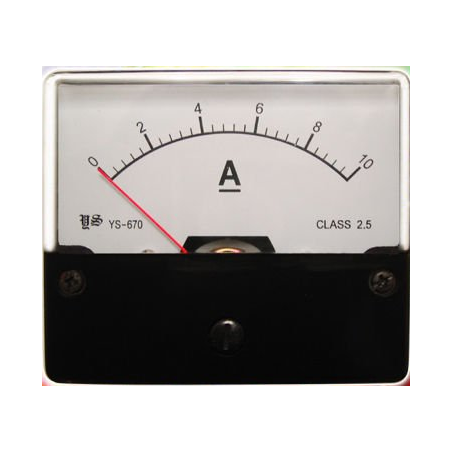 Amperemeter inbouw 10A DC