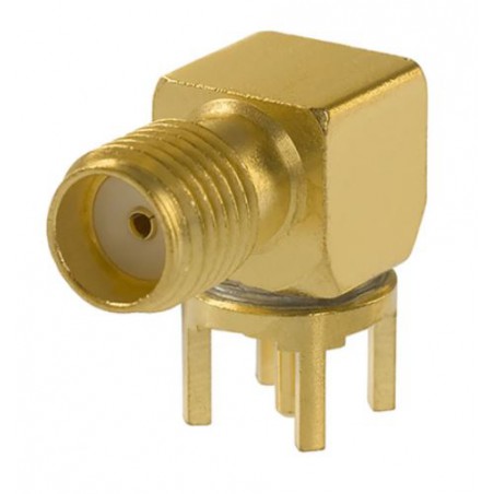 swept right angle sma connector