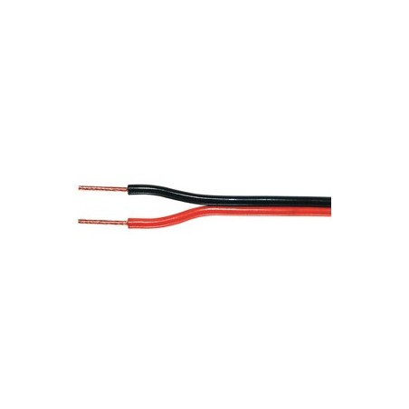 Kabel Zwart/Rood 2x0.75mm2